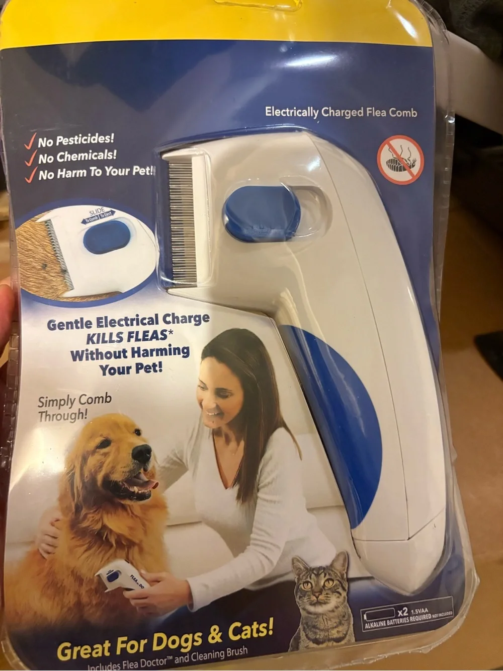 Electric Flea Comb for Pets